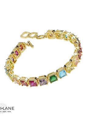 Park Lane Over the Rainbow Impression Tennis Bracelet